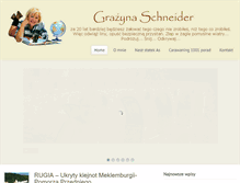 Tablet Screenshot of grazynaschneider.pl